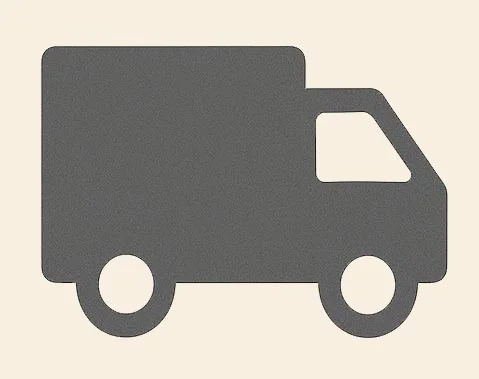 Receive Your Portrait Icon An icon of a hand receiving a package, symbolizing receiving your portrait.