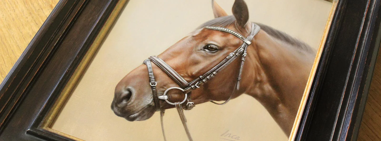 Final examples of traditional oil pet portrait commissions Various traditional oil pet portraits by Nicholas Beall, highlighting his artistic style