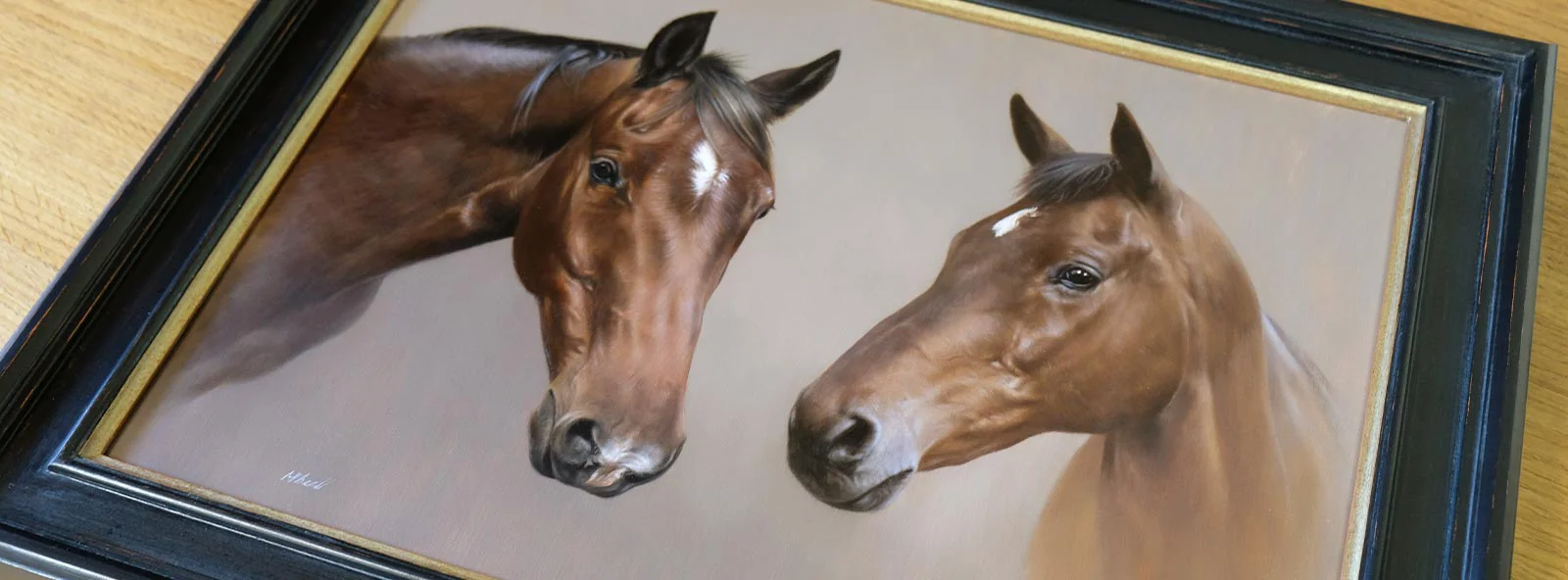 Further examples of traditional oil pet portrait commissions A collection of traditional oil pet portraits by Nicholas Beall