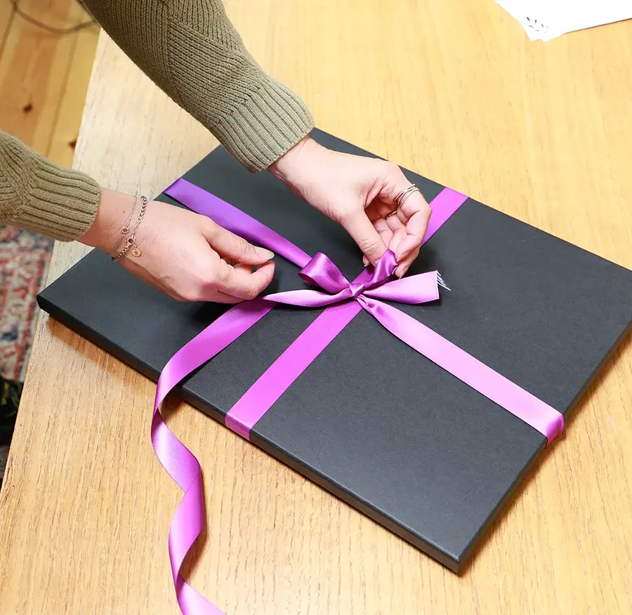 Package ready for courier collection