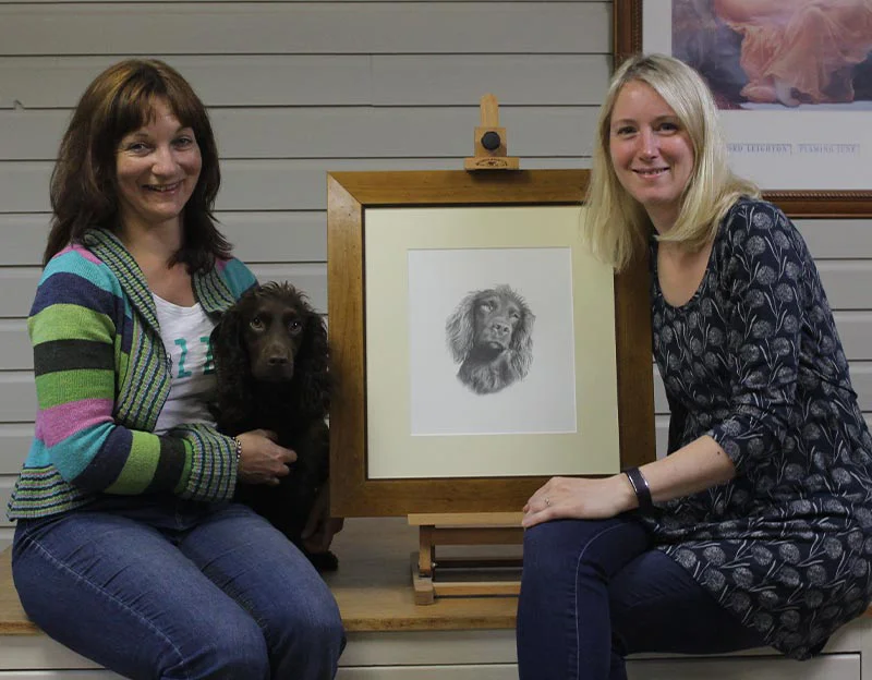 Client Tracey's testimonial for Moo's portrait